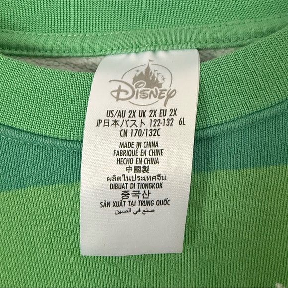 Disney Green and Light Green Sweatshirt - Picture 3 of 5
